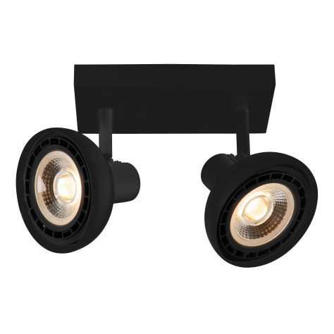 SENSAS - Spot plafond - 2xGU10 (ES111) - Noir