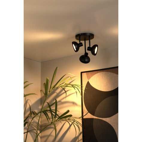 SENSAS - Spot plafond - Ø 25,8 cm - 3xGU10 (ES111) - Noir