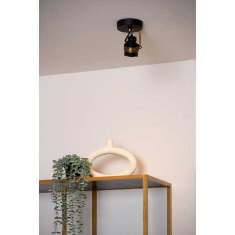 TUNDRAN - Spot plafond - 1xGU10 - Noir