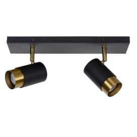 FLORIS - Spot plafond - 2xGU10 - Noir 2
