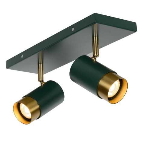 FLORIS - Spot plafond - 2xGU10 - Vert