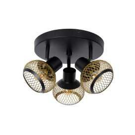 LUCAS - Spot plafond - 3xE14 - Or Mat / Laiton 2