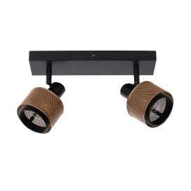 RAFA - Spot plafond - 2xE14 - Noir 2