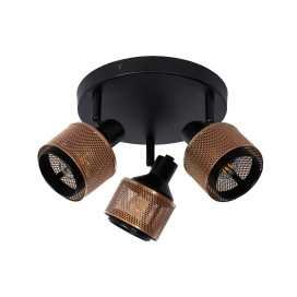 RAFA - Spot plafond - Ø 35 cm - 3xE14 - Noir 2