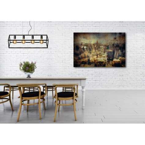 FABIAN - Suspension - 4xE27 - Noir