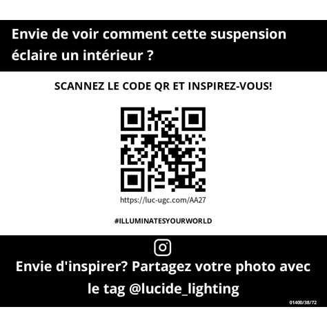 BODO - Suspension - Ø 38 cm - 1xE27 - Naturel