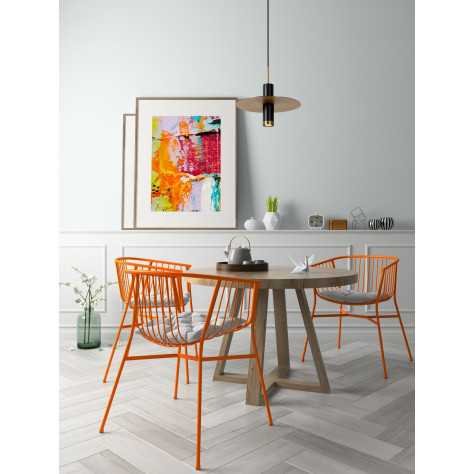 SELIN - Suspension - Ø 35 cm - 1xGU10 - Noir