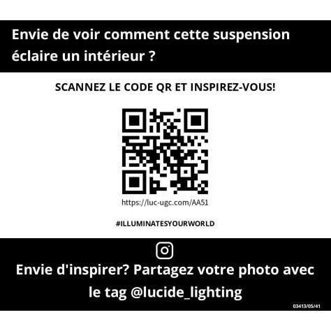 POSSIO - Suspension - 5xE14 - Taupe