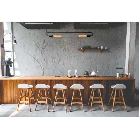 CALIXT - Suspension - 2xE27 - Noir