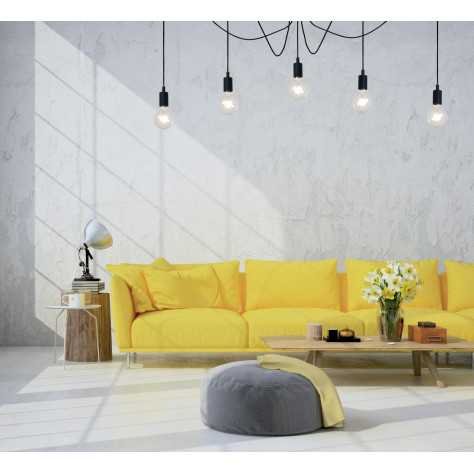 FIX - Suspension - 5xE27 - Noir