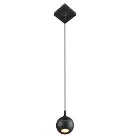 FAVORI - Suspension Salle de bains - 1xGU10 - IP44 - Noir