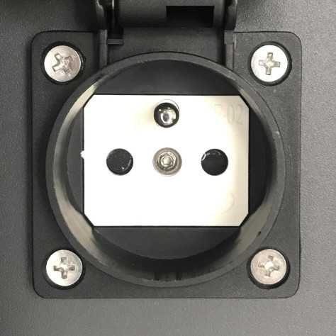 POWERPOINT - Colonne de prise de courant d'extérieur - Prise de courant avec broche de terre - Type E - Standard FR, BE