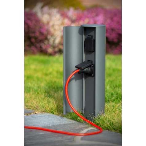 POWERPOINT - Colonne de prise de courant extérieure - Prise de courant avec broche de terre - Type F - Norme EUR/RUS -