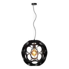 HANNELORE - Suspension - Ø 40 cm - 1xE27 - Noir