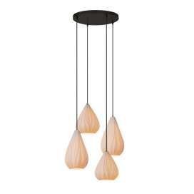 CINZIA - Suspension - Ø 55,5 cm - 4xE27 - Blanc