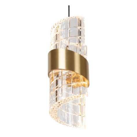 KLIGANDE - Suspension - Ø 25 cm - LED Dim. - 3x8W 2700K - Or Mat / Laiton