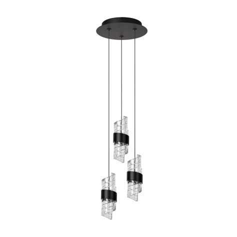 KLIGANDE - Suspension - Ø 25 cm - LED Dim. - 3x8W 2700K - Noir