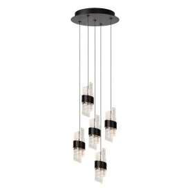 KLIGANDE - Suspension - Ø 30 cm - LED Dim. - 5x8W 2700K - Noir