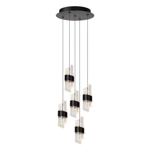 KLIGANDE - Suspension - Ø 30 cm - LED Dim. - 5x8W 2700K - Noir