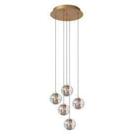 DILENKO - Suspension - Ø 31 cm - LED Dim. - 5x3,5W 2700K - Or Mat / Laiton 2