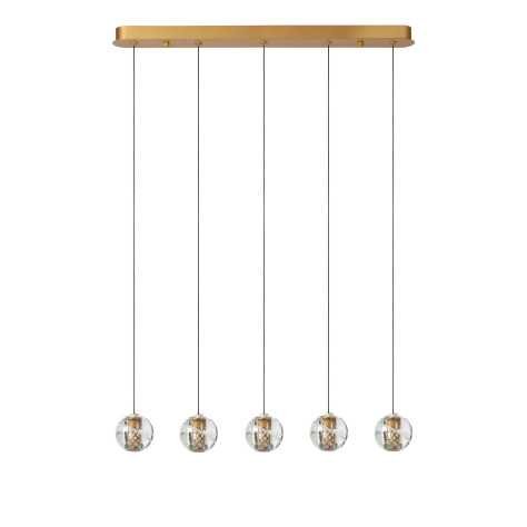 DILENKO - Suspension - LED Dim. - 5x3,5W 2700K - Or Mat / Laiton