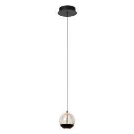 SENTUBAL - Suspension - Ø 14 cm - LED - 1x6,3W 2700K - Noir