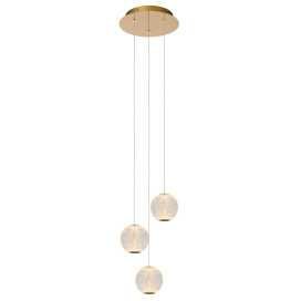 CINTRA - Suspension - Ø 25 cm - LED Dim. - 3x4,7W 2700K - Transparent