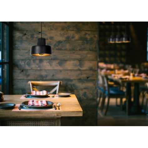 OPHELIA - Suspension - Ø 20 cm - 1xE27 - Noir