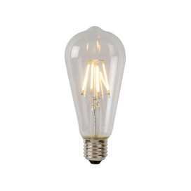 ST64 - Ampoule filament - Ø 6,4 cm - LED Dim. - E27 - 1x5W 2700K - Transparent
