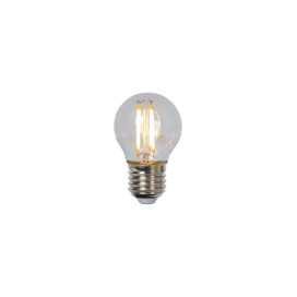 G45 - Ampoule filament - Ø 4,5 cm - LED Dim. - E27 - 1x4W 2700K - Transparent