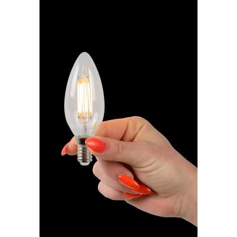 C35 - Ampoule filament - Ø 3,5 cm - LED Dim. - E14 - 1x4W 2700K - Transparent