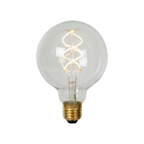 G95 - Ampoule filament - Ø 9,5 cm - LED Dim. - E27 - 1x4,9W 2700K - Transparent G95 - Ampoule filament - Ø 9,5 cm - LED Dim. - E27 - 1x4,9W 2700K - Transparent