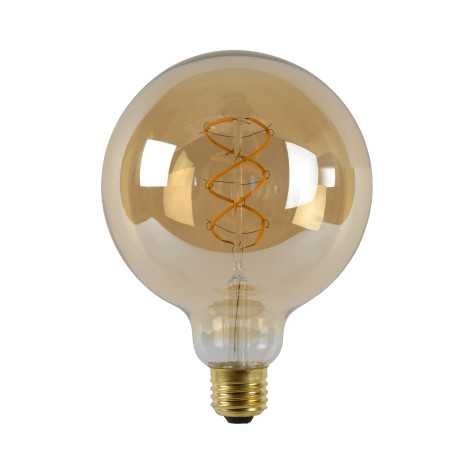 G125 - Ampoule filament - Ø 12,5 cm - LED Dim. - E27 - 1x4,9W 2200K - Ambre G125 - Ampoule filament - Ø 12,5 cm - LED Dim. - E27 - 1x4,9W 2200K - Ambre