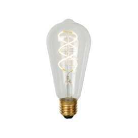 ST64 - Ampoule filament - Ø 6,4 cm - LED Dim. - E27 - 1x4,9W 2700K - Transparent