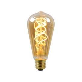 ST64 - Ampoule filament - Ø 6,4 cm - LED Dim. - E27 - 1x4,9W 2200K - Ambre
