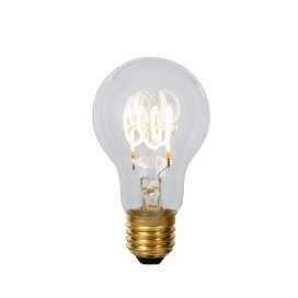A60 - Ampoule filament - Ø 6 cm - LED Dim. - E27 - 1x4,9W 2700K - Transparent