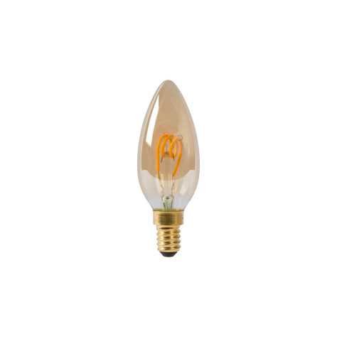 C35 - Ampoule filament - Ø 3,5 cm - LED Dim. - E14 - 1x3W 2200K - Ambre C35 - Ampoule filament - Ø 3,5 cm - LED Dim. - E14 - 1x3W 2200K - Ambre
