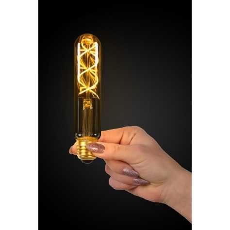 T32 TWILIGHT SENSOR - Ampoule filament - Ø 3 cm - LED - E27 - 1x4W 2200K - Détecteur Jour/Nuit - Ambre