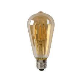 ST64 - Ampoule filament - Ø 6,4 cm - LED Dim. - E27 - 1x5W 2700K - Ambre 2