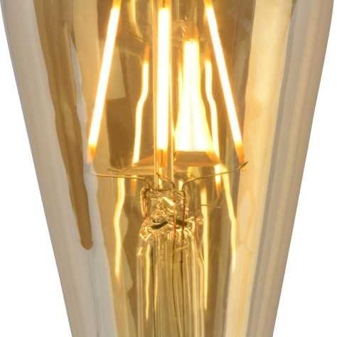 ST64 - Ampoule filament - Ø 6,4 cm - LED Dim. - E27 - 1x5W 2700K - Ambre ST64 - Ampoule filament - Ø 6,4 cm - LED Dim. - E27 - 1x5W 2700K - Ambre