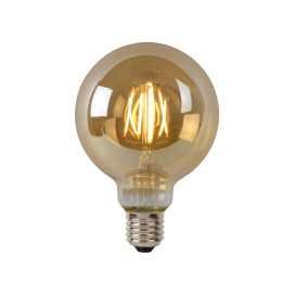 G95 - Ampoule filament - Ø 9,5 cm - LED Dim. - E27 - 1x5W 2700K - Ambre