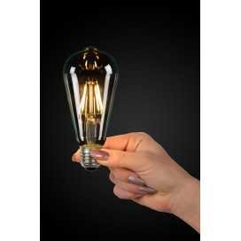ST64 Class B - Ampoule filament - Ø 6,4 cm - LED Dim. - E27 - 1x7W 2700K - Transparent 2