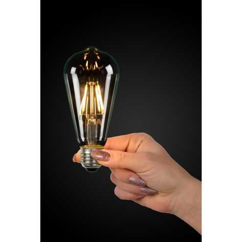 ST64 Class B - Ampoule filament - Ø 6,4 cm - LED Dim. - E27 - 1x7W 2700K - Transparent ST64 Class B - Ampoule filament - Ø 6,4 cm - LED Dim. - E27 - 1x7W 2700K - Transparent