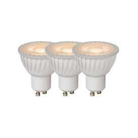 MR16 - Ampoule led - Ø 5 cm - LED Dim. - GU10 - 3x5W 3000K - Blanc - Ensemble de 3