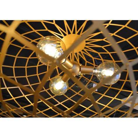 WOLFRAM - Suspension - Ø 100 cm - 3xE27 - Or Mat / Laiton