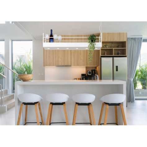 MIRAVELLE - Suspension - 6xGU10 - Blanc