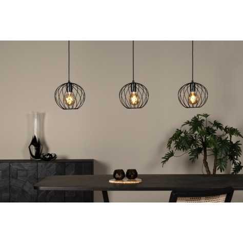 DANZA - Suspension - 3xE27 - Noir