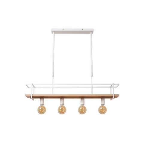 MILONGA - Suspension - 4xE27 - Blanc