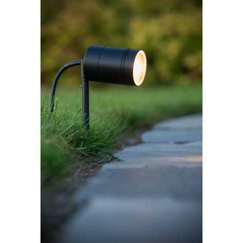 ARNE-LED - Spot de jardin - Ø 6,3 cm - LED - GU10 - 1x5W 2700K - IP44 - Noir