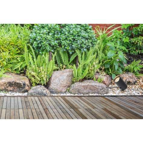 MANAL - Spot de jardin - LED - 1x13W 3000K - IP65 - Anthracite